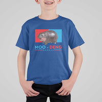 Funny Moo-Deng Baby Pygmy Hippo T Shirt For Kid Moo Deng for President 2024 Cute Zoo For Family - Wonder Print Shop