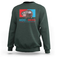 Funny Moo-Deng Baby Pygmy Hippo Sweatshirt Moo Deng for President 2024 Cute Zoo For Family - Wonder Print Shop