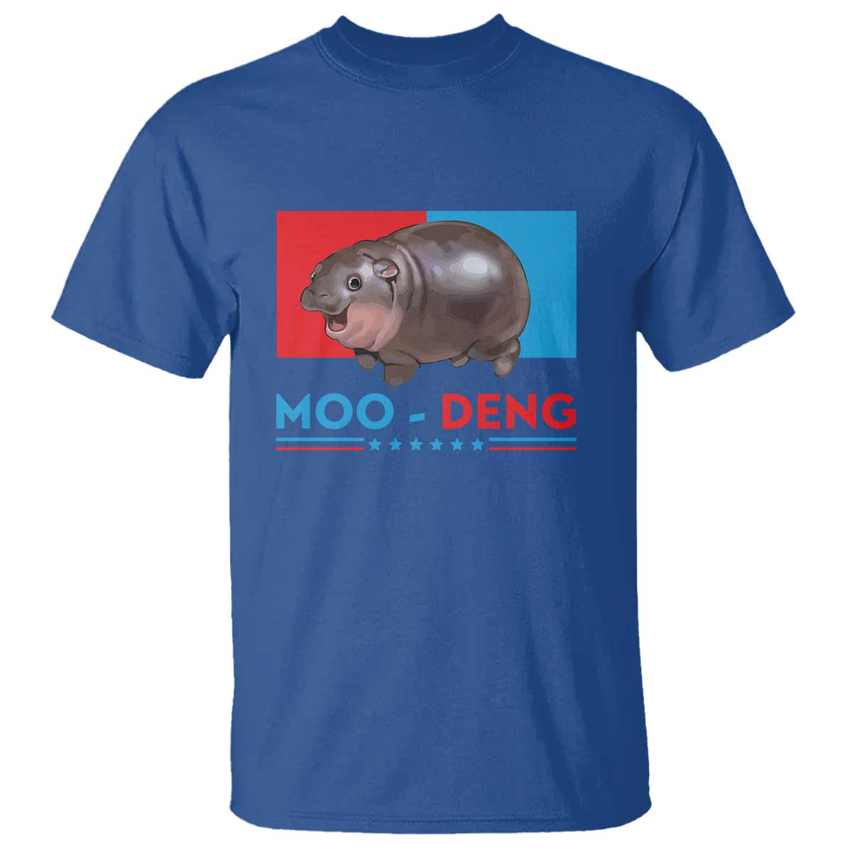 Funny Moo-Deng Baby Pygmy Hippo T Shirt Moo Deng for President 2024 Cute Zoo For Family - Wonder Print Shop