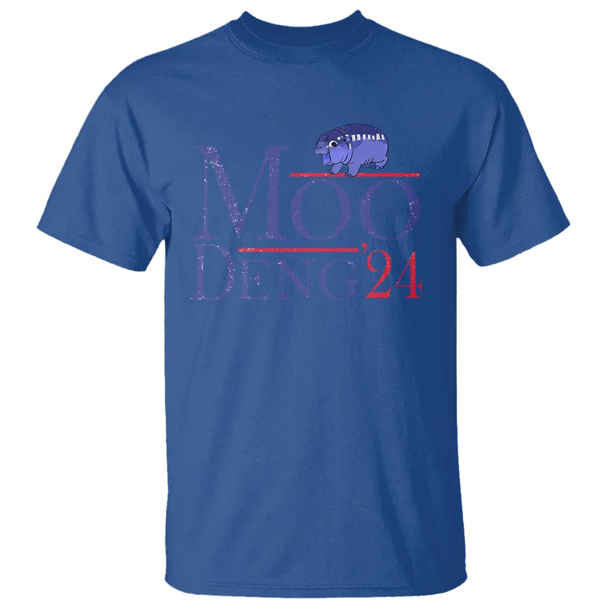 Moo-Deng for President Election 2024 T Shirt Funny Baby Hippo Meme Cute Zoo For Family - Wonder Print Shop