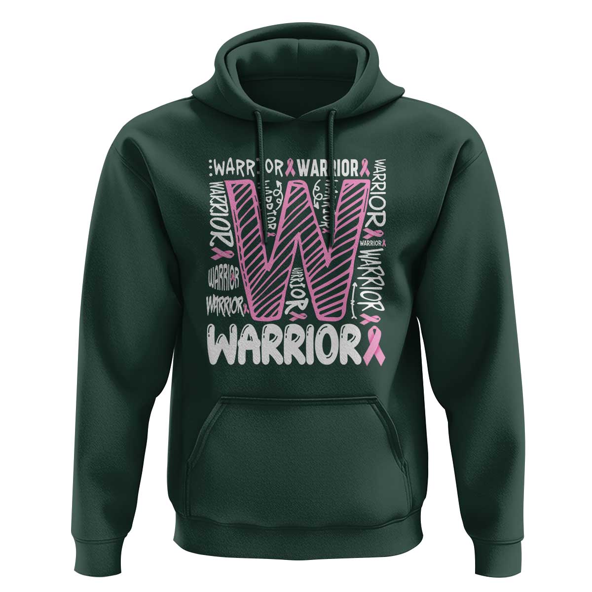 Breast Cancer Awareness In October We Wear Pink Hoodie Pink Ribbon Warriors Team