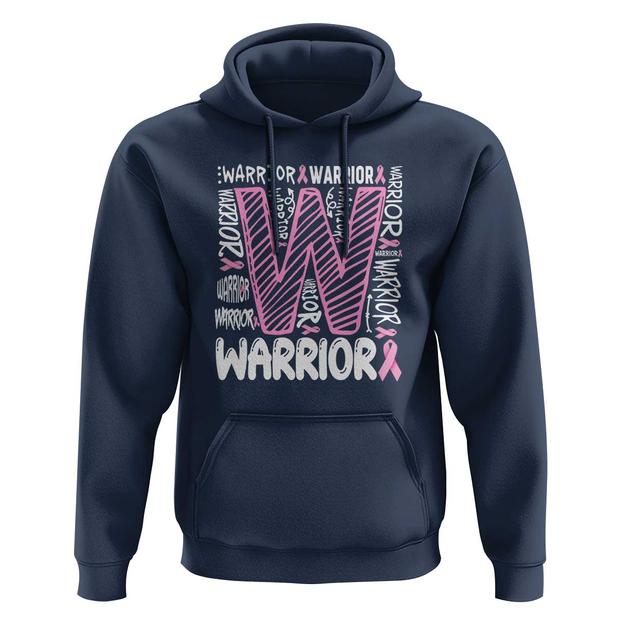 Breast Cancer Awareness In October We Wear Pink Hoodie Pink Ribbon Warriors Team