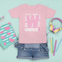 Breast Cancer Awareness In October We Wear Pink T Shirt For Kid Pink Ribbon Warriors Team - Wonder Print Shop