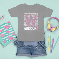 Breast Cancer Awareness In October We Wear Pink T Shirt For Kid Pink Ribbon Warriors Team - Wonder Print Shop