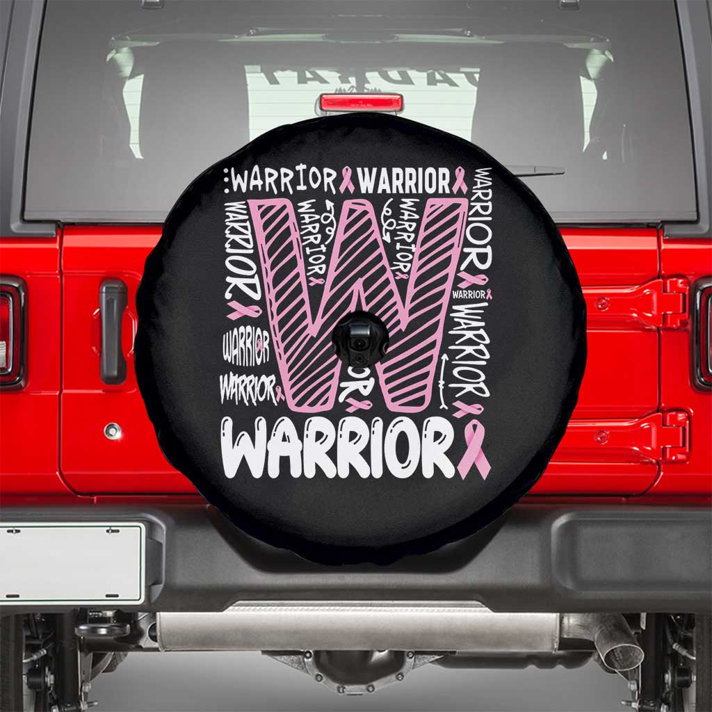 Breast Cancer Awareness In October We Wear Pink Spare Tire Cover Pink Ribbon Warriors Team