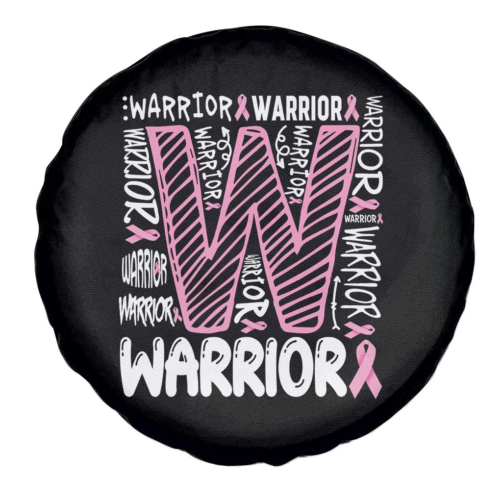 Breast Cancer Awareness In October We Wear Pink Spare Tire Cover Pink Ribbon Warriors Team