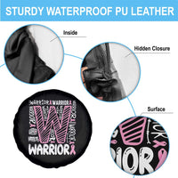 Breast Cancer Awareness In October We Wear Pink Spare Tire Cover Pink Ribbon Warriors Team