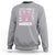 Breast Cancer Awareness In October We Wear Pink Sweatshirt Pink Ribbon Warriors Team - Wonder Print Shop