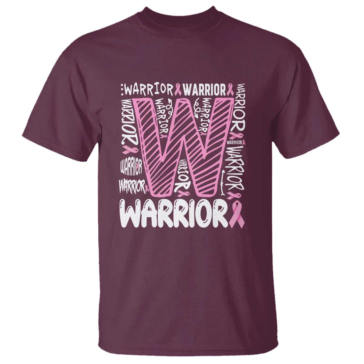 Breast Cancer Awareness In October We Wear Pink T Shirt Pink Ribbon Warriors Team - Wonder Print Shop