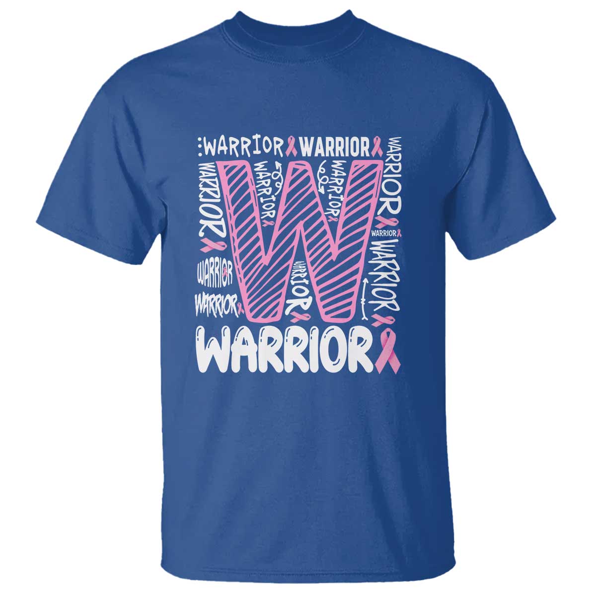 Breast Cancer Awareness In October We Wear Pink T Shirt Pink Ribbon Warriors Team - Wonder Print Shop