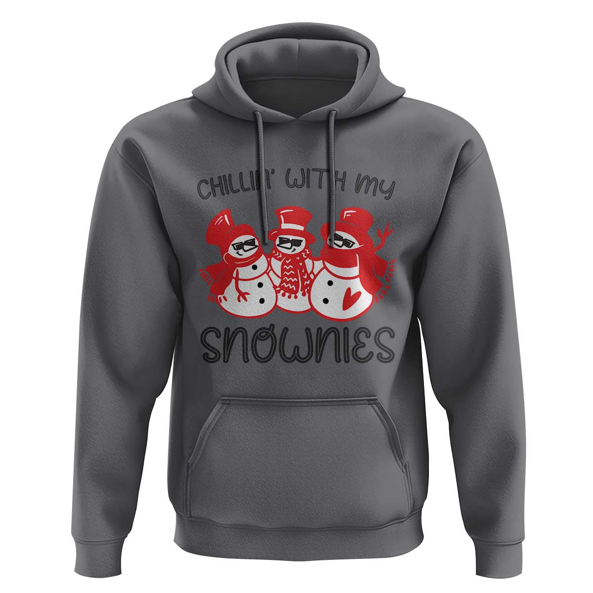 Snowman Christmas Hoodie Chillin With My Snowmies Ugly Gift TS10
