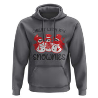 Snowman Christmas Hoodie Chillin With My Snowmies Ugly Gift TS10