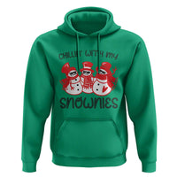 Snowman Christmas Hoodie Chillin With My Snowmies Ugly Gift TS10