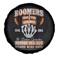 Vintage Boomers Generation Spare Tire Cover Before All You Sissie Were Born Skeleton Hand - Wonder Print Shop