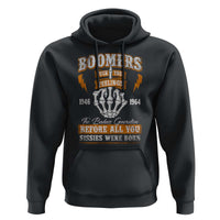 Vintage Boomers Generation Hoodie Before All You Sissie Were Born Skeleton Hand - Wonder Print Shop