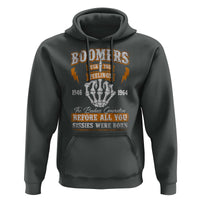 Vintage Boomers Generation Hoodie Before All You Sissie Were Born Skeleton Hand - Wonder Print Shop
