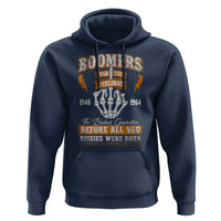 Vintage Boomers Generation Hoodie Before All You Sissie Were Born Skeleton Hand - Wonder Print Shop