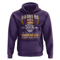 Vintage Boomers Generation Hoodie Before All You Sissie Were Born Skeleton Hand - Wonder Print Shop