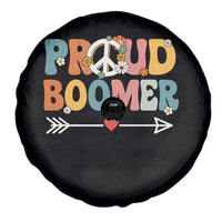 Proud Boomer Spare Tire Cover Boomers Generation Peace Sign Hippie 50s 60s - Wonder Print Shop