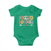 Proud Boomer Baby Onesie Boomers Generation Peace Sign Hippie 50s 60s - Wonder Print Shop