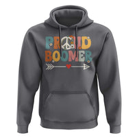 Proud Boomer Hoodie Boomers Generation Peace Sign Hippie 50s 60s - Wonder Print Shop