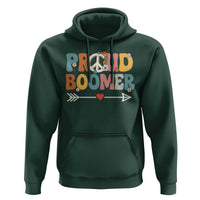 Proud Boomer Hoodie Boomers Generation Peace Sign Hippie 50s 60s - Wonder Print Shop