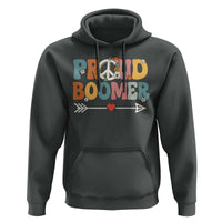 Proud Boomer Hoodie Boomers Generation Peace Sign Hippie 50s 60s - Wonder Print Shop