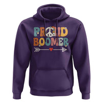 Proud Boomer Hoodie Boomers Generation Peace Sign Hippie 50s 60s - Wonder Print Shop