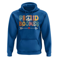 Proud Boomer Hoodie Boomers Generation Peace Sign Hippie 50s 60s - Wonder Print Shop
