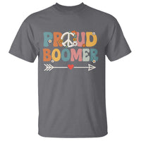 Proud Boomer T Shirt Boomers Generation Peace Sign Hippie 50s 60s - Wonder Print Shop