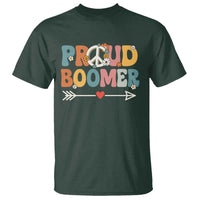 Proud Boomer T Shirt Boomers Generation Peace Sign Hippie 50s 60s - Wonder Print Shop