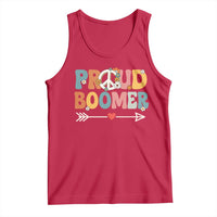 Proud Boomer Tank Top Boomers Generation Peace Sign Hippie 50s 60s - Wonder Print Shop