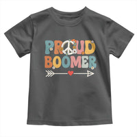 Proud Boomer Toddler T Shirt Boomers Generation Peace Sign Hippie 50s 60s - Wonder Print Shop
