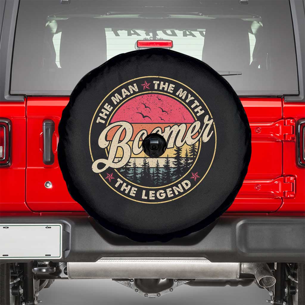 Boomers Generation Spare Tire Cover The Man The Myth The Legend - Wonder Print Shop