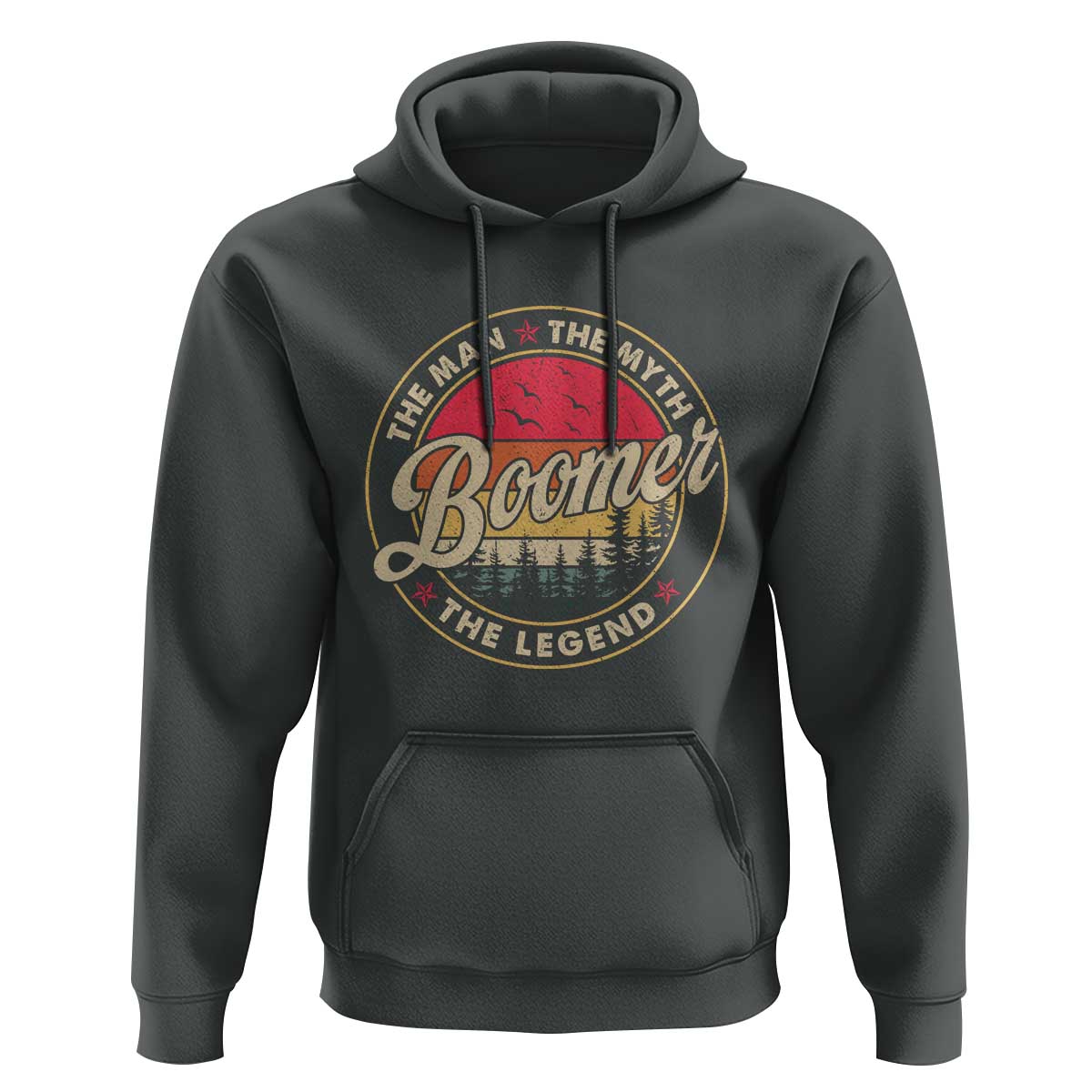 Boomers Generation Hoodie The Man The Myth The Legend - Wonder Print Shop
