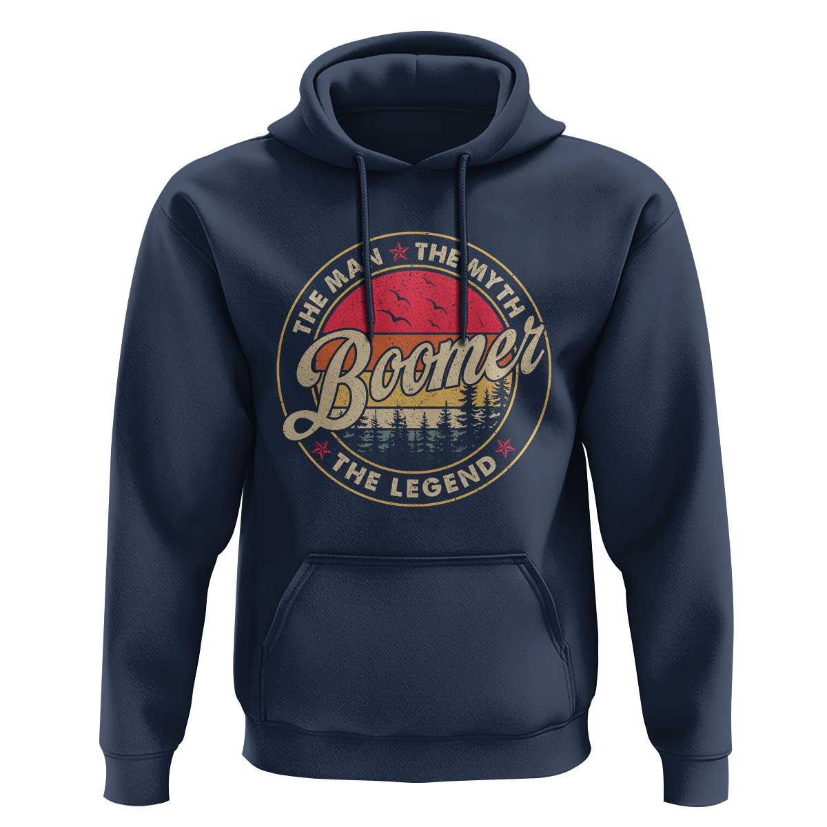Boomers Generation Hoodie The Man The Myth The Legend - Wonder Print Shop
