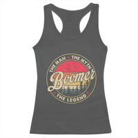 Boomers Generation Racerback Tank Top The Man The Myth The Legend - Wonder Print Shop