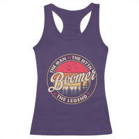 Boomers Generation Racerback Tank Top The Man The Myth The Legend - Wonder Print Shop