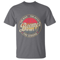Boomers Generation T Shirt The Man The Myth The Legend - Wonder Print Shop