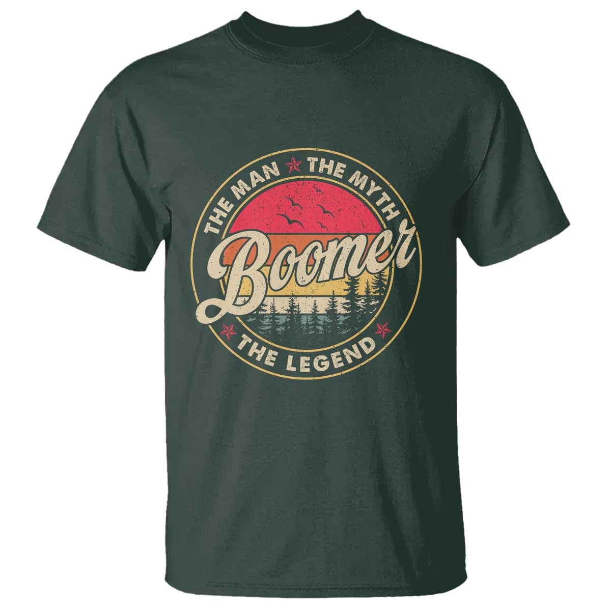 Boomers Generation T Shirt The Man The Myth The Legend - Wonder Print Shop