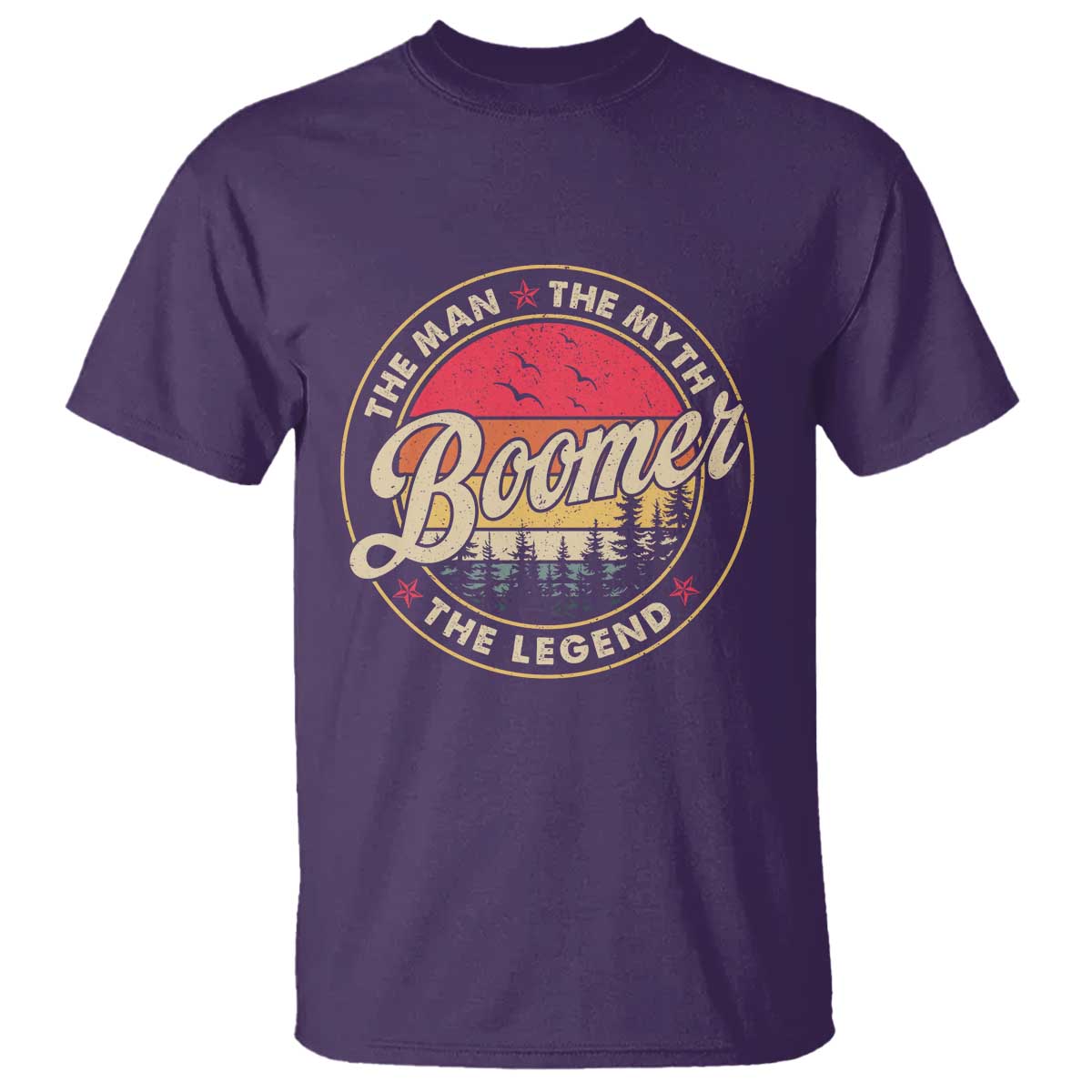 Boomers Generation T Shirt The Man The Myth The Legend - Wonder Print Shop