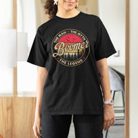 Boomers Generation T Shirt For Women The Man The Myth The Legend - Wonder Print Shop