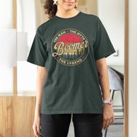 Boomers Generation T Shirt For Women The Man The Myth The Legend - Wonder Print Shop