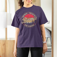 Boomers Generation T Shirt For Women The Man The Myth The Legend - Wonder Print Shop
