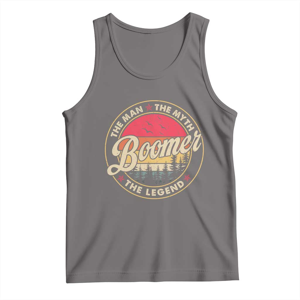 Boomers Generation Tank Top The Man The Myth The Legend - Wonder Print Shop