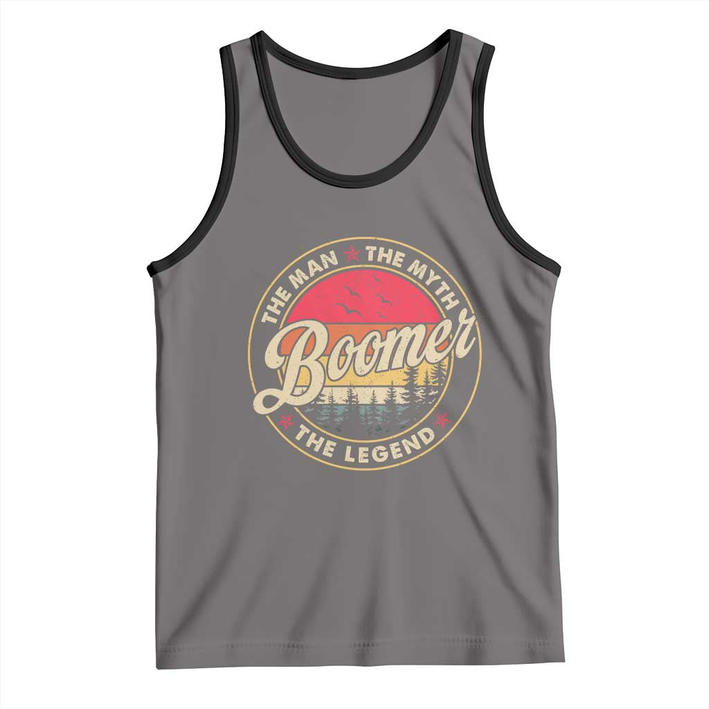 Boomers Generation Tank Top The Man The Myth The Legend - Wonder Print Shop
