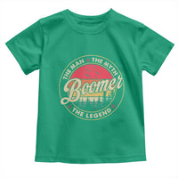 Boomers Generation Toddler T Shirt The Man The Myth The Legend - Wonder Print Shop