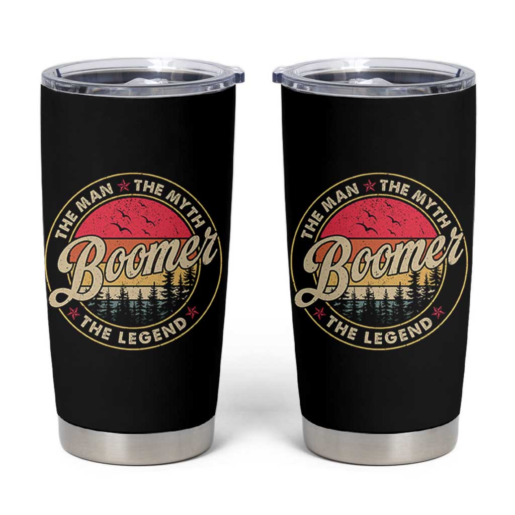 Boomers Generation Tumbler Cup The Man The Myth The Legend - Wonder Print Shop