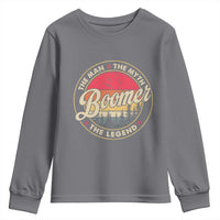 Boomers Generation Youth Sweatshirt The Man The Myth The Legend - Wonder Print Shop