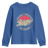 Boomers Generation Youth Sweatshirt The Man The Myth The Legend - Wonder Print Shop
